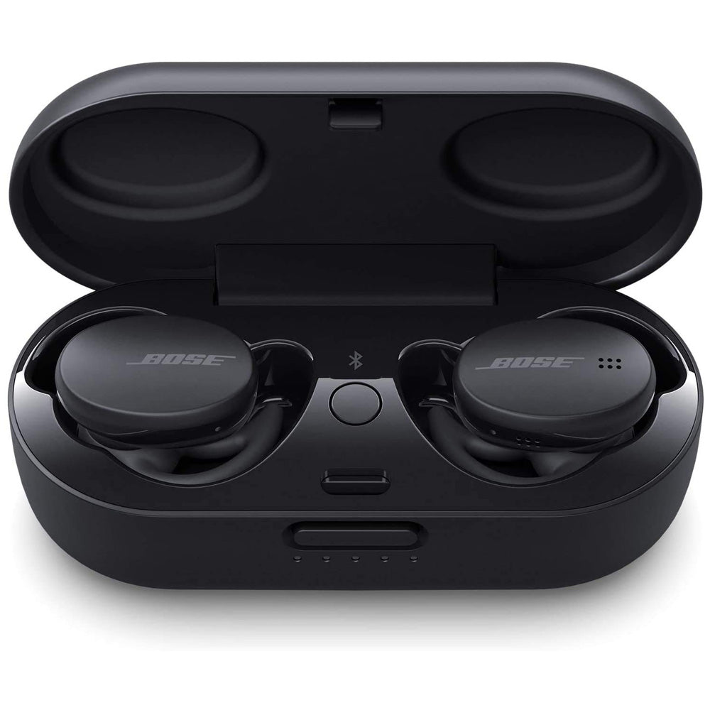 (Open Box) Bose Sport Earbuds, True Wireless Earphones (Bluetooth Headphones for Workouts and Sports) (Black) (60 Days Warranty)