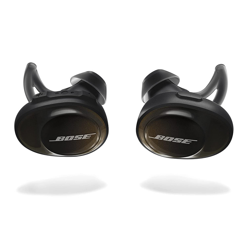 (Open Box) Bose SoundSport Free, True Wireless Earbuds, (Sweatproof Bluetooth Headphones for Workouts and Sports) (Black, Citron) (60 Days Warranty)