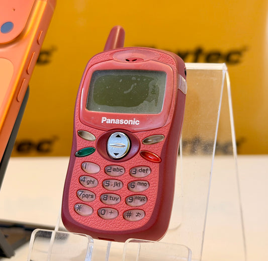 (Open Box Condition) Panasonic A100 Ultra Compact Feature Phone (Red) (90 Days Warranty) (With Original Retail Box)