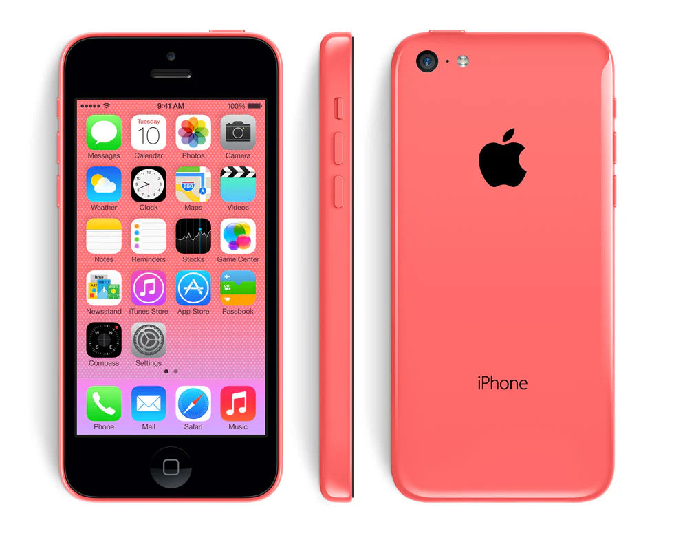 (Pre-Owned, Excellent) Apple iPhone 5C (32GB) (Pink) (120 Days Warranty) + Apple EarPods