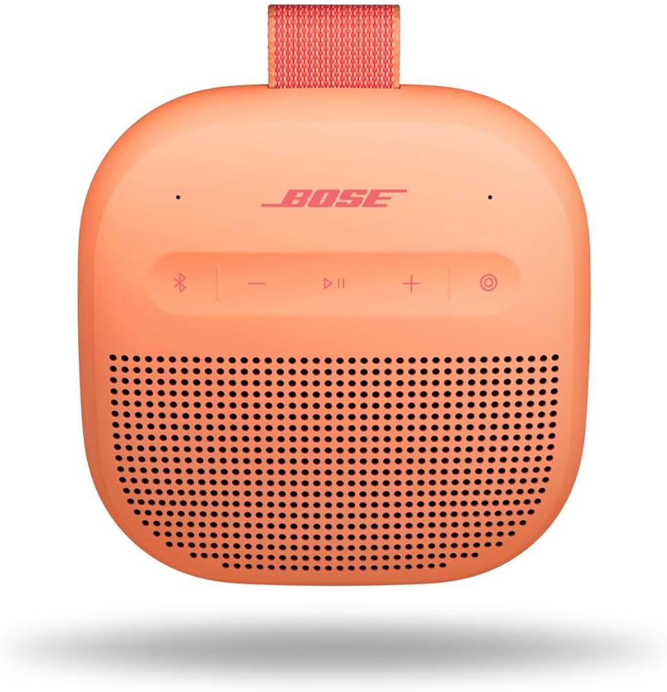 (Pre-Owned, Very Good) Bose SoundLink Micro, Portable Outdoor Speaker, (Wireless Bluetooth Connectivity) (Orange) (90 Days Warranty)