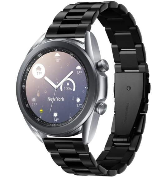 (Pre-Owned, Very Good) SAMSUNG Galaxy Watch 3 4G 41mm LTE (With Steel Strap and upto 43Hrs Battery Life, Health Monitoring For Android and iPhone (Silver) (60 Days Warranty)
