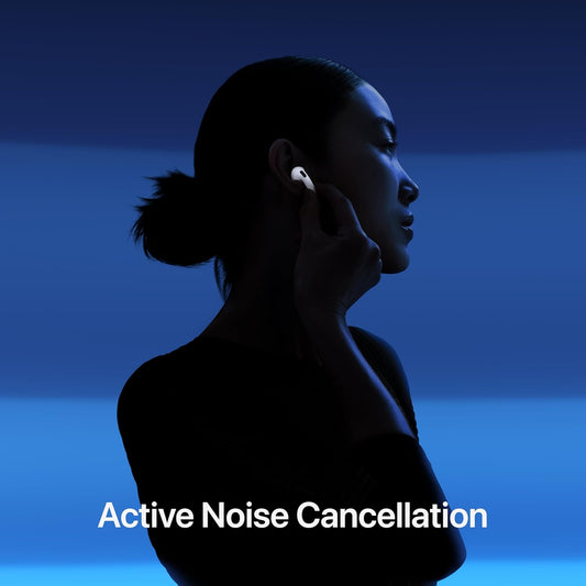 (Open Box) Apple AirPods 4 With Active Noise Cancellation Wireless Bluetooth TWS Earphones, USB-C Charging Case, H2 Chip, ANC (White) (120 Days Warranty)