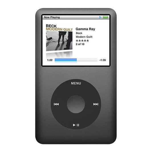 (Open Box Condition) Apple iPod Classic 7th Generation With Custom 256GB Samsung Flash Storage, 3000mAh Battery + Samsung Rectangle In-Ear Earphones + Apple EarPods (Gray) (6 Months Warranty)