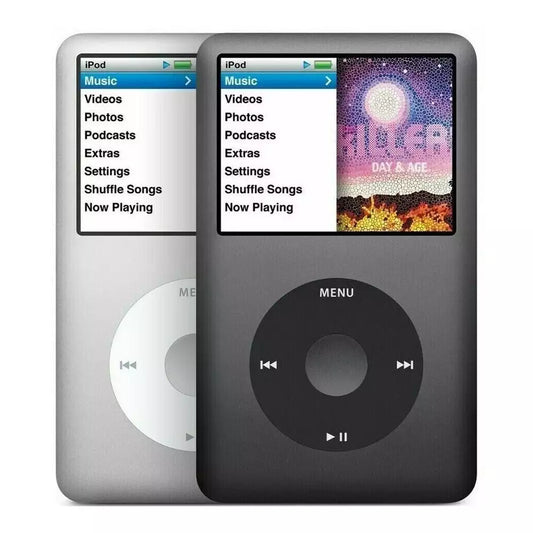 (Open Box Condition) Apple iPod Classic 7th Generation With Custom 256GB Samsung Flash Storage, 3000mAh Battery + Basic Bose In-Ear Earphones + Apple EarPods (Gray) (6 Months Warranty)