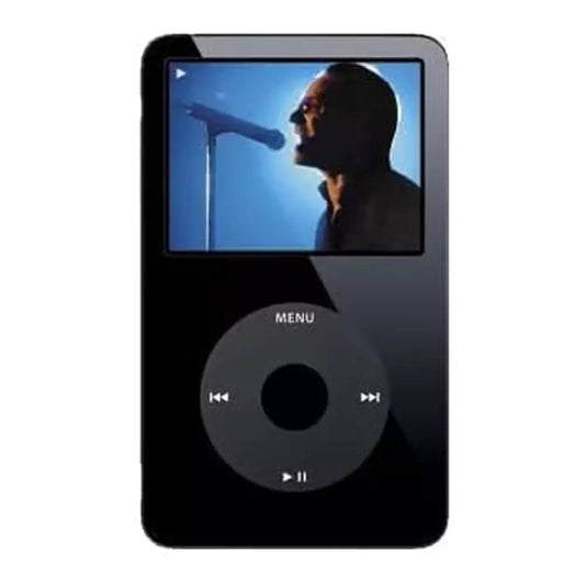 (Pre-Owned, Excellent) Apple iPod Classic 5.5th Generation (With Search Function) 80 GB (Black) (150 Days Warranty) + Bose In-Ear Earphones (With New Front Panel and Battery)
