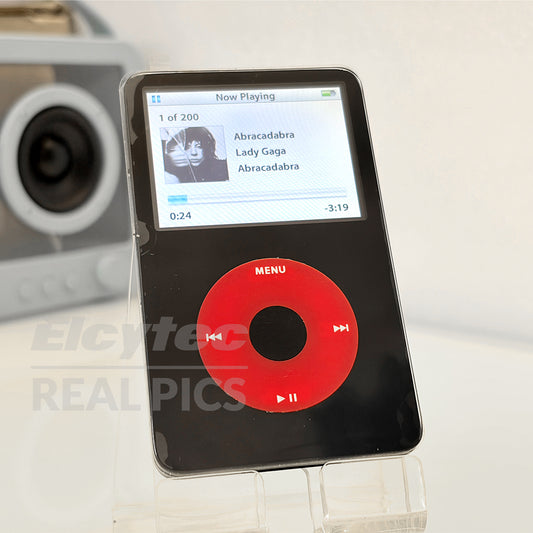 (Open Box Condition) Apple iPod Classic 5.5th Generation (With Search Function) 30GB (Black) (6 Months Warranty) (With New Battery) + Apple EarPods