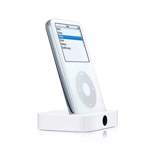 (Pre-Owned, Very Good) Apple iPod 30-Pin Dock Station With Remote (White) (60 Days Warranty)