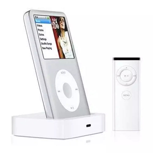 (Pre-Owned, Very Good) Apple iPod 30-Pin Dock Station With Remote (White) (60 Days Warranty)