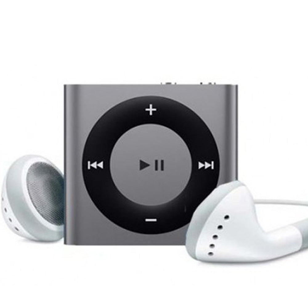 (Open Box Condition, Excellent) Apple 2GB iPod Shuffle 4th Generation + Apple Classic iPod Earphone + Samsung In-Ear Earphones (Silver) (120 Days Warranty) (With Retail Box)