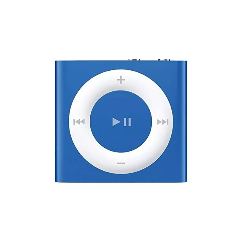(Open Box Condition, Excellent) Apple 2GB iPod Shuffle 4th Generation + Apple Classic iPod Earphone + Samsung Rectangle In-Ear Earphones (Blue) (90 Days Warranty) (With Retail Box)