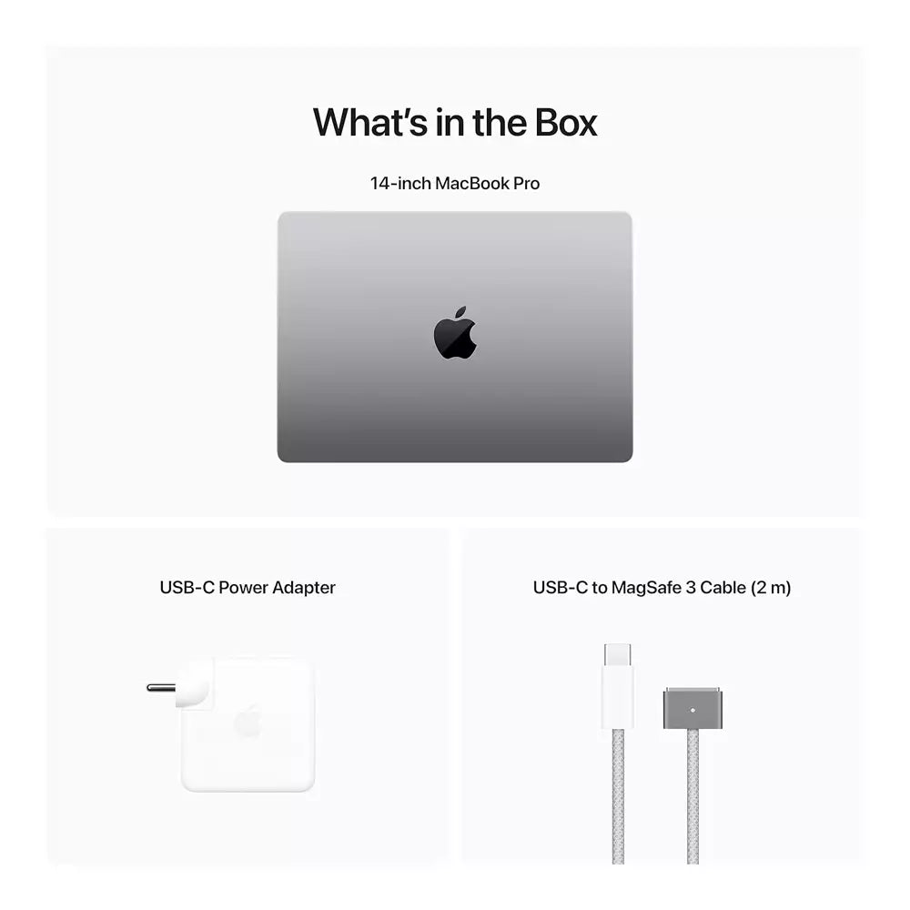 (Open Box Condition) Apple MacBook Pro 14" With M1 Pro Chip, 120Hz ProMotion Liquid Retina XDR (16GB, 512GB) (Space Gray) (90 Days Warranty)