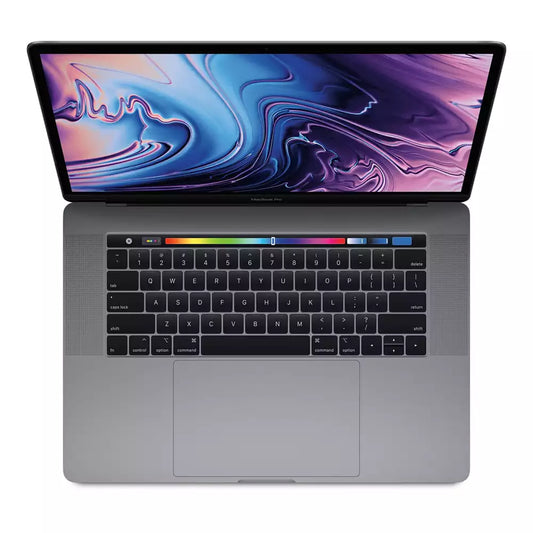 (Pre-Owned) Apple MacBook Pro 2018 15-inch Laptop (Core i7 6 Core/16GB/256GB/Mac OS/4GB Radeon Pro Graphics) (Space Gray)
