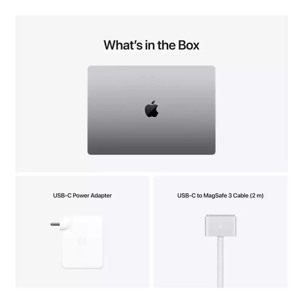 (Pre-Owned, Very Good) Apple MacBook Pro 16" With M1 Pro Chip, 120Hz ProMotion Liquid Retina XDR (16GB, 512GB) (Space Gray) (120 Days Warranty)