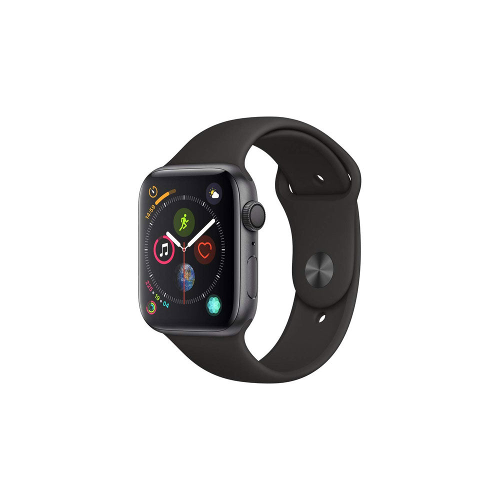 (Pre-Owned) Apple Watch Series 4 GPS 44 mm Aluminium Case with Black Sport Band (Space Grey)