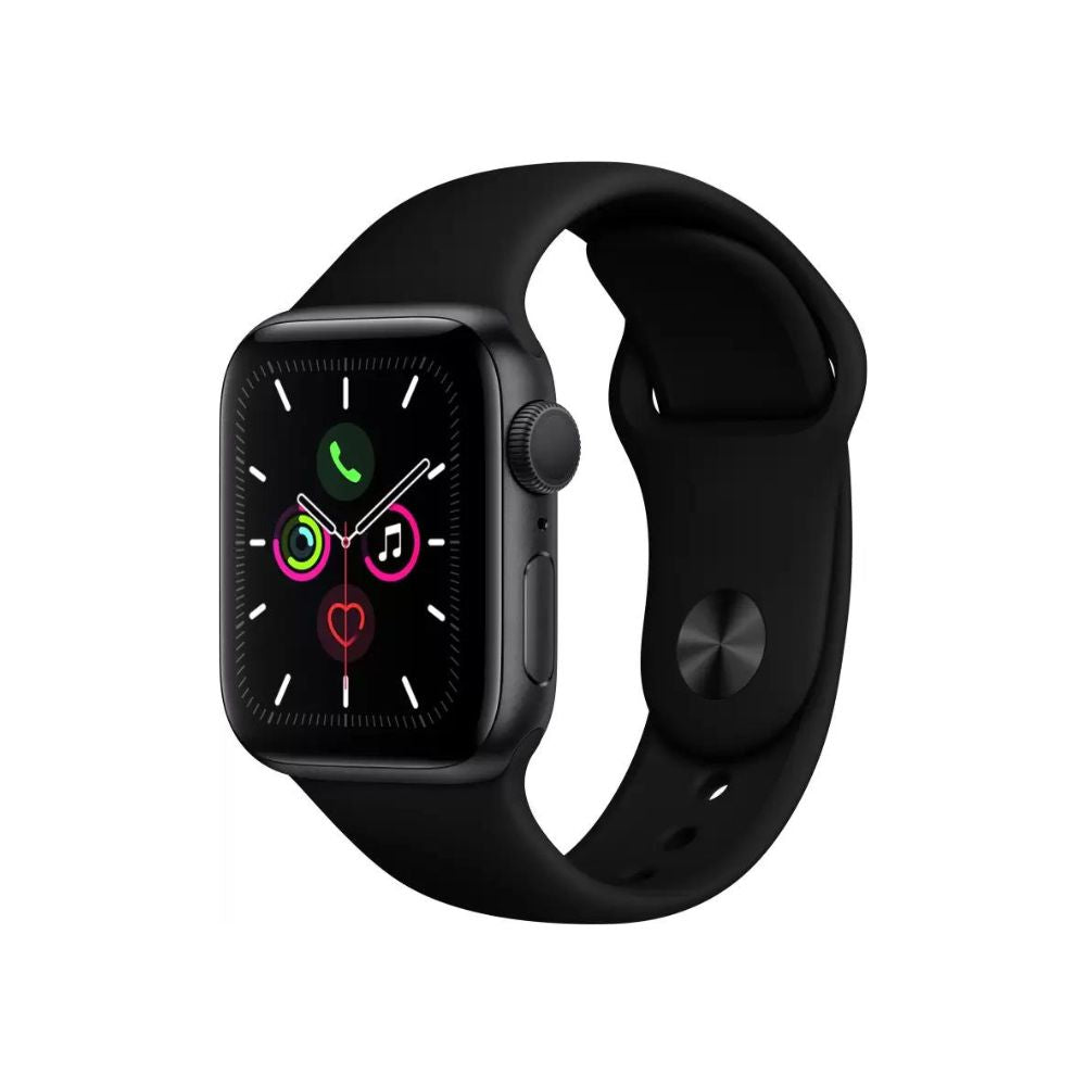 (Pre-Owned) Apple Watch Series 5 (GPS 40mm) Aluminium Case with Black Sport Band (Space Gray)