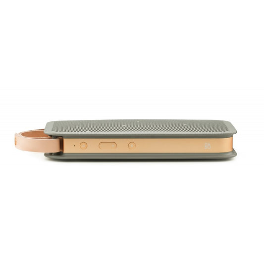 (Pre-Owned, Very Good) Bang & Olufsen BeoPlay A2 Wireless Portable Bluetooth Speaker (Green and Gold) (60 Days Warranty)