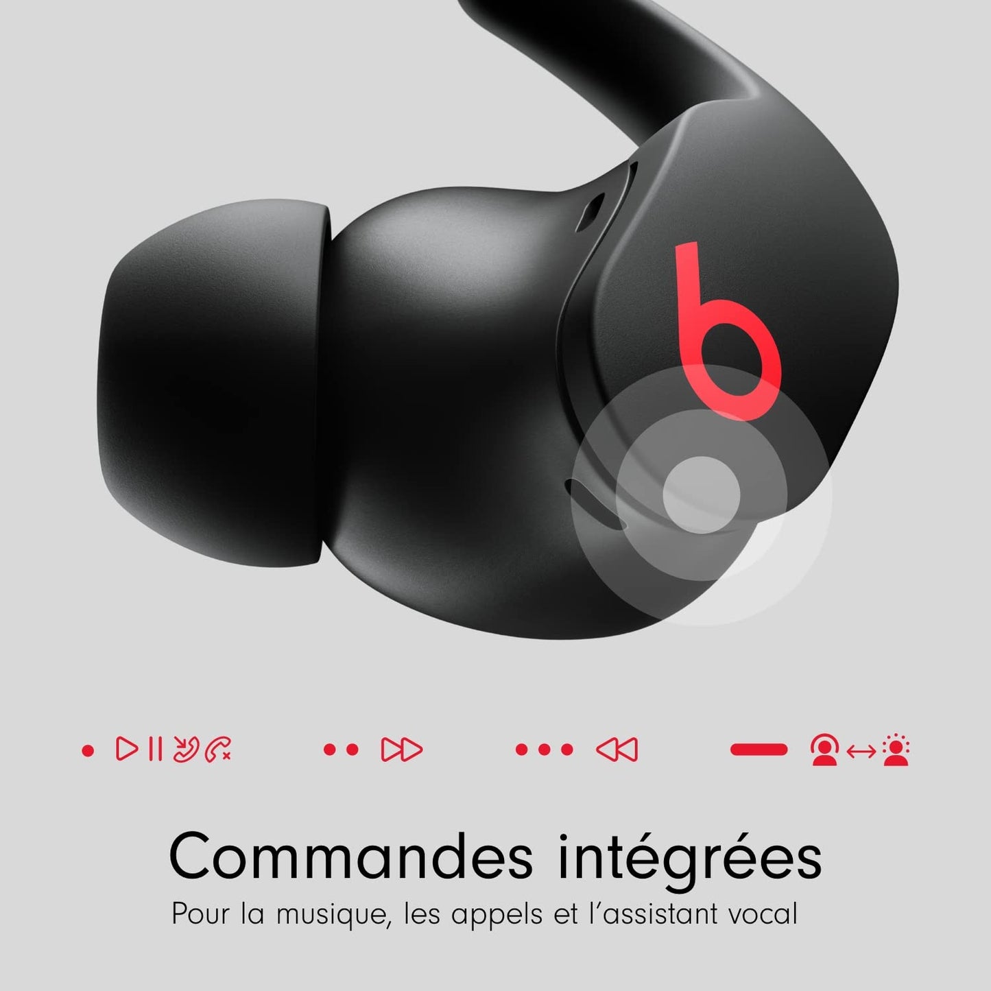 (Open Box) Beats Fit Pro True Wireless Noise Cancelling Earbuds, Active Noise Cancelling, Sweat Resistant Earphones, Compatible with Apple & Android, Class 1 Bluetooth®, Built-in Microphone (Black) (3 Months Warranty)