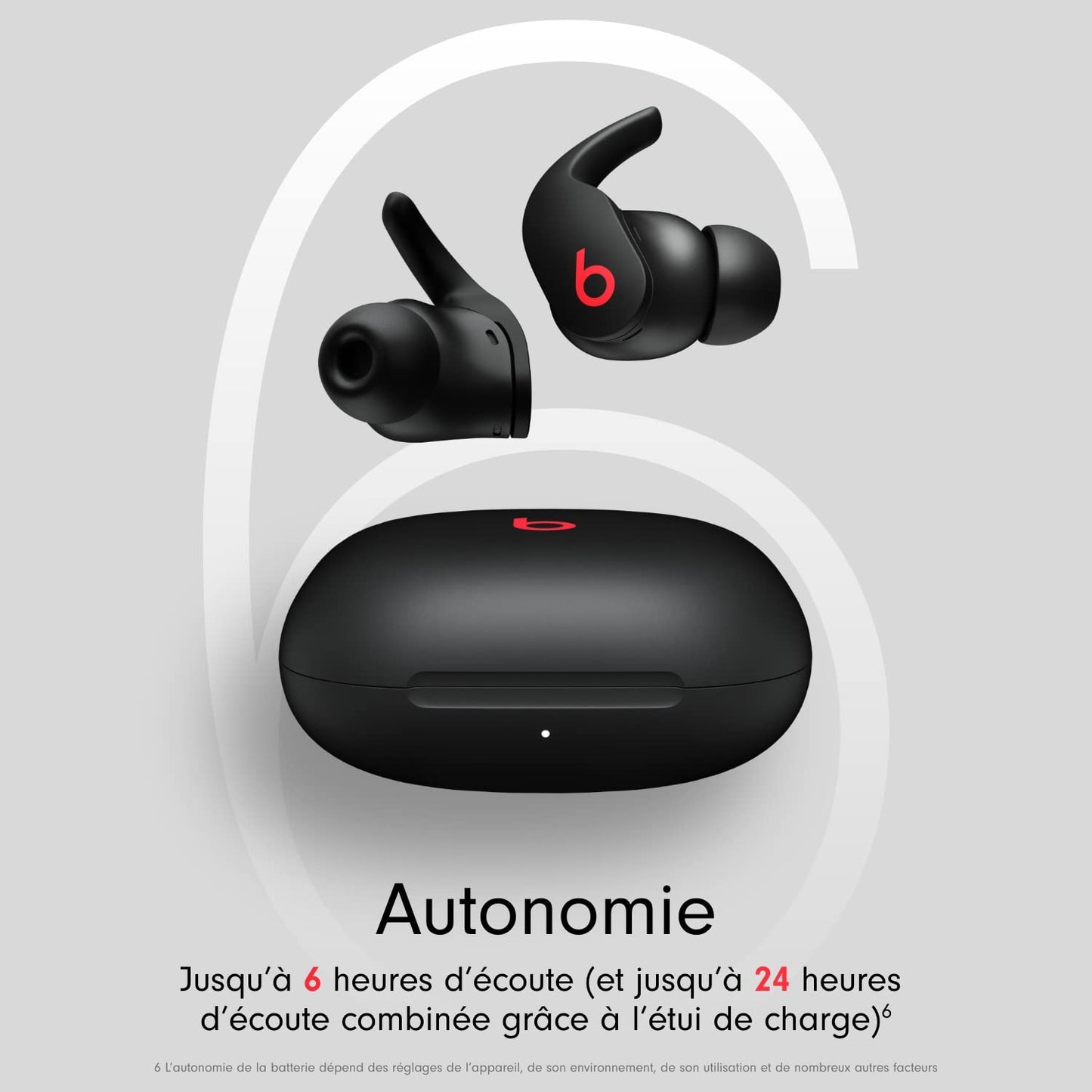 (Open Box) Beats Fit Pro True Wireless Noise Cancelling Earbuds, Active Noise Cancelling, Sweat Resistant Earphones, Compatible with Apple & Android, Class 1 Bluetooth®, Built-in Microphone (Black) (3 Months Warranty)