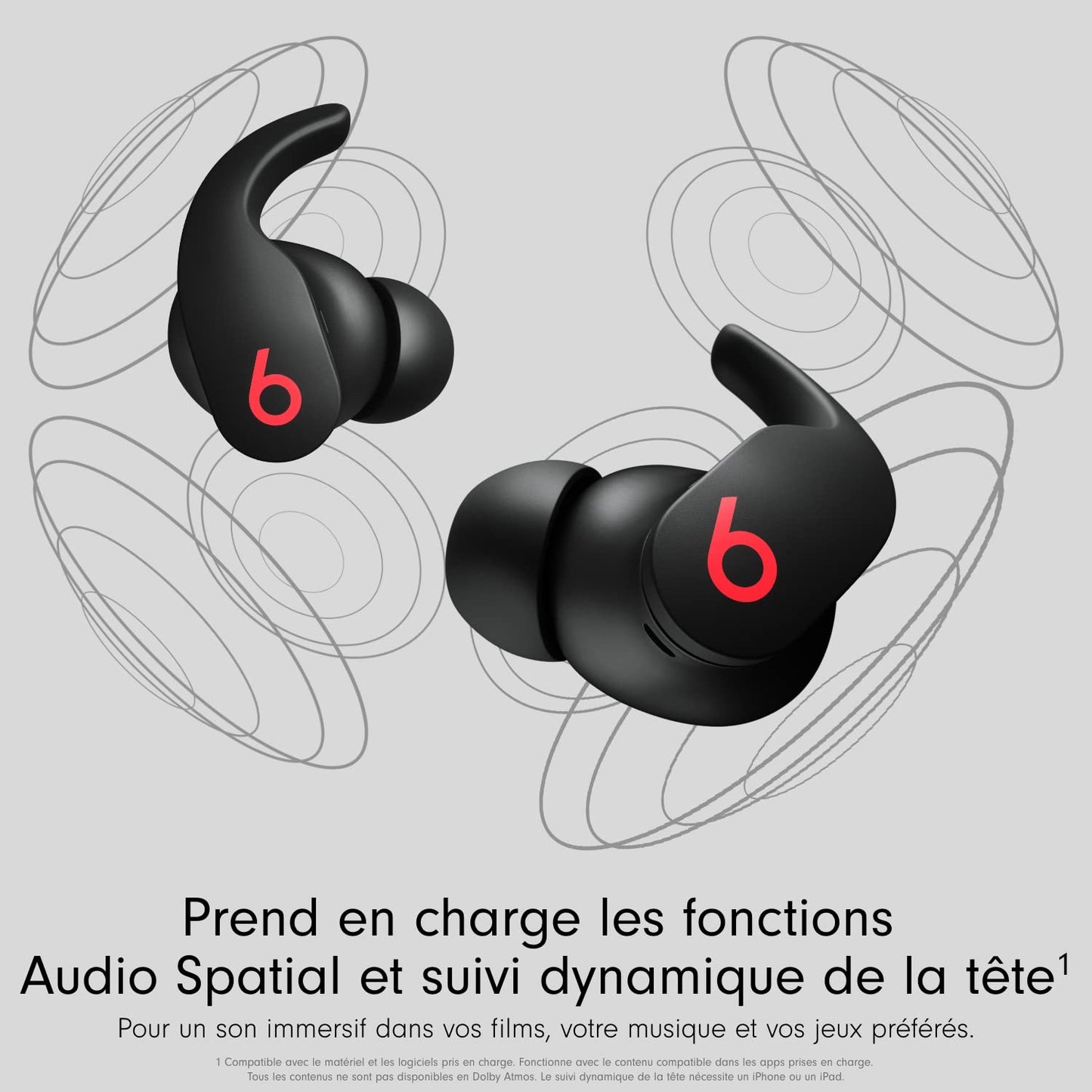 (Open Box) Beats Fit Pro True Wireless Noise Cancelling Earbuds, Active Noise Cancelling, Sweat Resistant Earphones, Compatible with Apple & Android, Class 1 Bluetooth®, Built-in Microphone (Black) (3 Months Warranty)