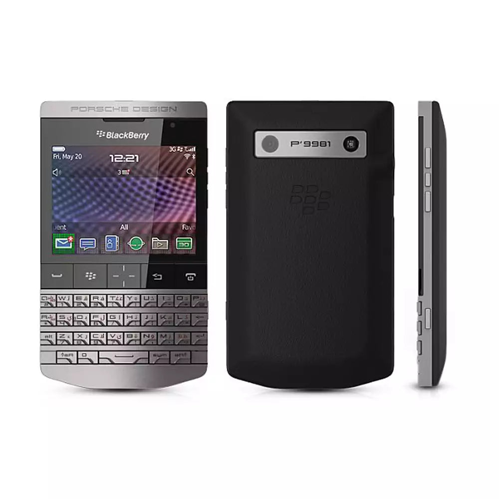 (Pre-Owned, Excellent) BlackBerry Porsche Design P'9981 Premium Smartphone (Silver) (60 Days Warranty)