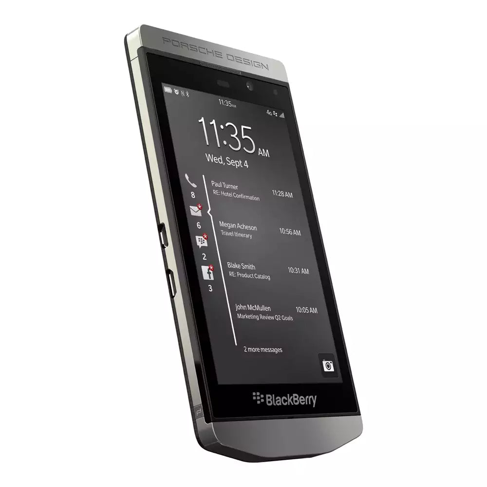 (Open Box) BlackBerry Porsche Design P’9982 Premium Smartphone (2GB, 64GB) (Silver) (6 Months Warranty) (With Retail Box)