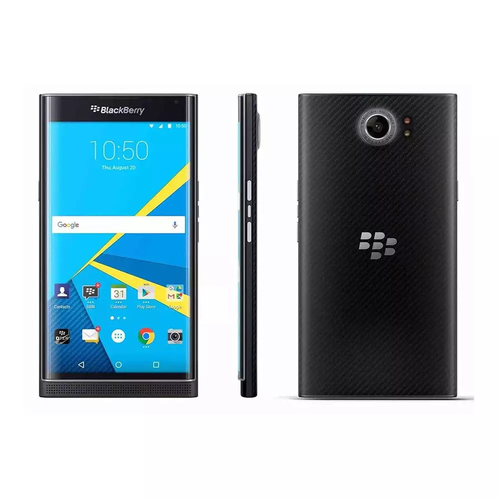 (Open Box) BlackBerry PRIV Android Smartphone With Physical QWERTY Keyboard (3GB, 32GB) (Black) (90 Days Warranty) (With Retail Box)