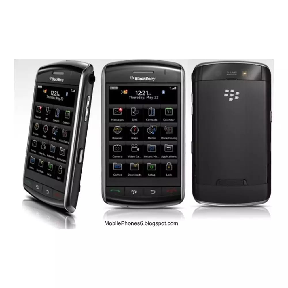 (Pre-Owned, Very Good) BlackBerry Storm 9500, The First Touchscreen BlackBerry Smartphone (Black) (60 Days Warranty) (Works Vi SIM Card Only) + BlackBerry Earphones