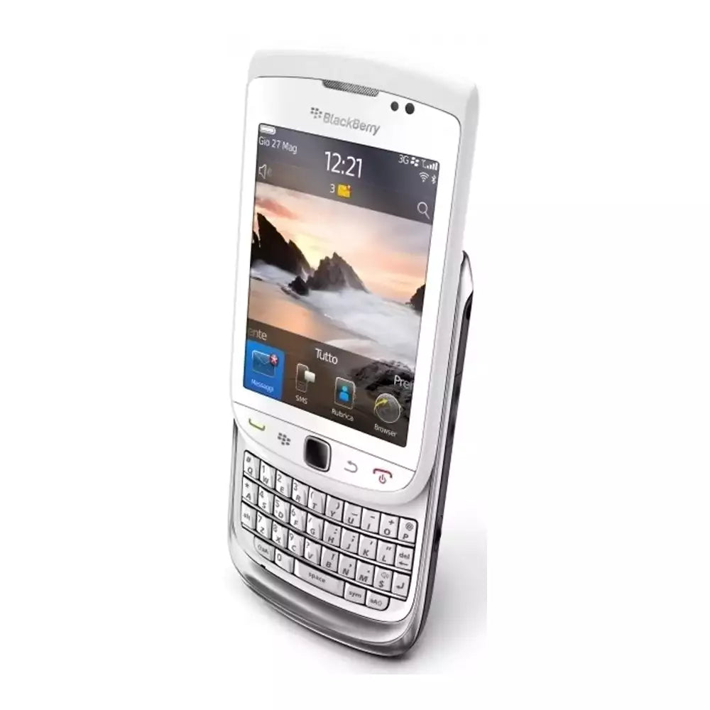 (Pre-Owned, Very Good) BlackBerry Torch 2 (9810) With Slide-Out QWERTY Keyboard (White) (60 Days Warranty)