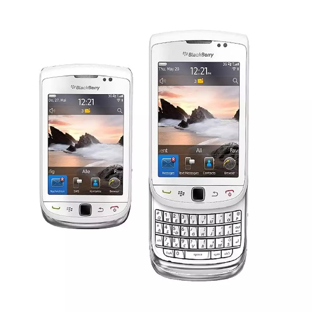 (Pre-Owned, Very Good) BlackBerry Torch 2 (9810) With Slide-Out QWERTY Keyboard (White) (60 Days Warranty)