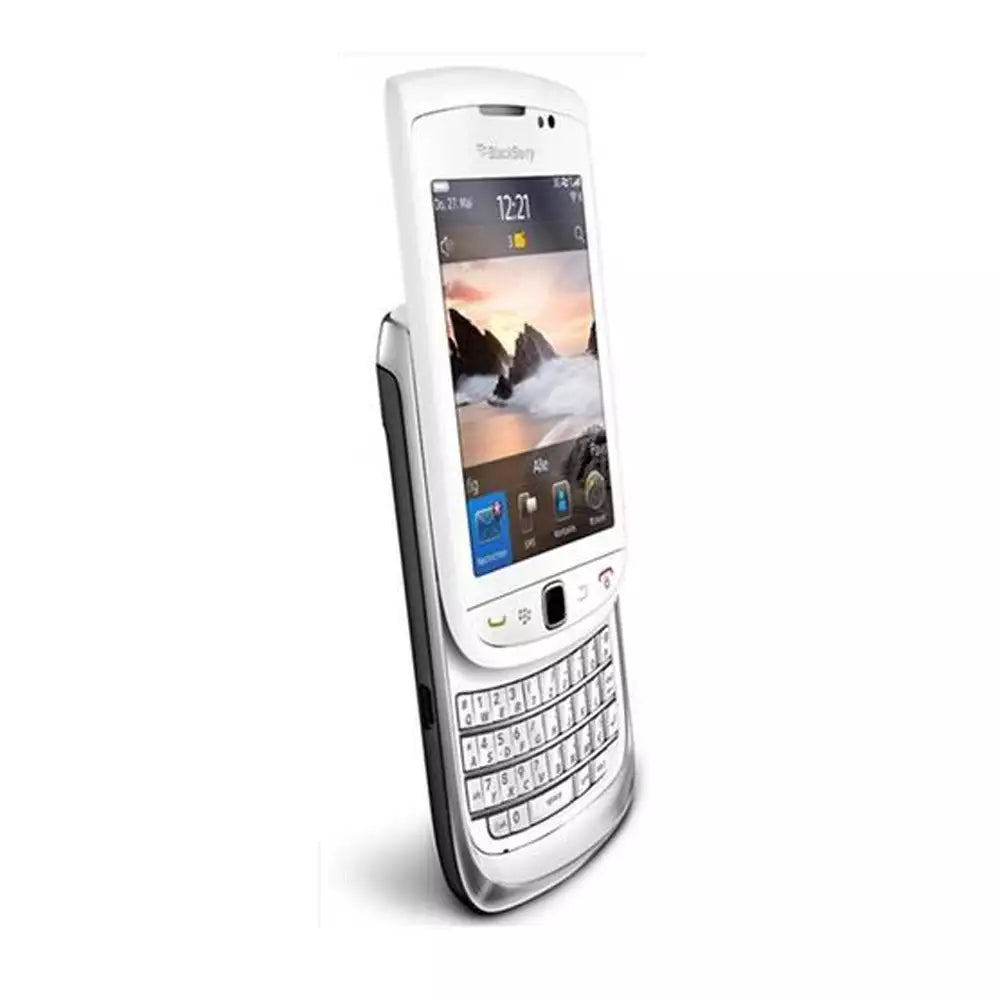 (Pre-Owned, Very Good) BlackBerry Torch 2 (9810) With Slide-Out QWERTY Keyboard (White) (60 Days Warranty)