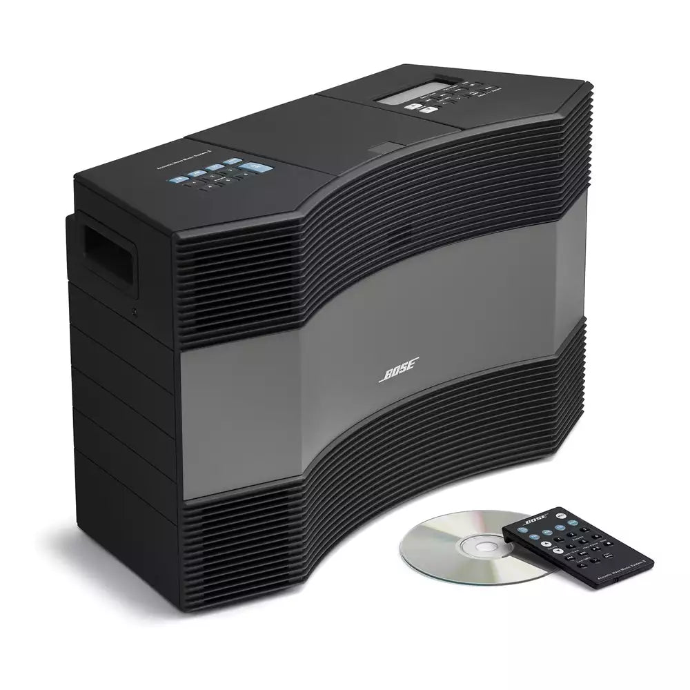 (Pre-Owned, CD Not Functional) Bose Acoustic Wave Music System II With FM + Bose Bluetooth Adapter (Black)
