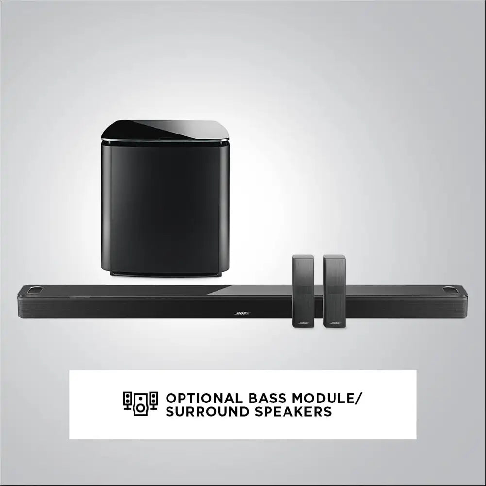 (Open Box Condition) Bose Smart Soundbar 900 Dolby Atmos with Alexa Built-in, Bluetooth connectivity (90 Days Warranty) (Black)