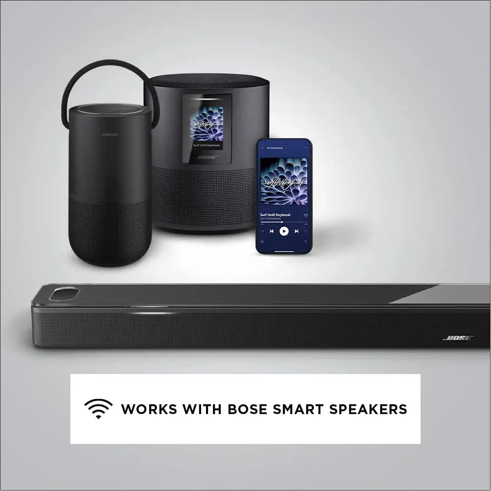 (Open Box Condition) Bose Smart Soundbar 900 Dolby Atmos with Alexa Built-in, Bluetooth connectivity (90 Days Warranty) (Black)