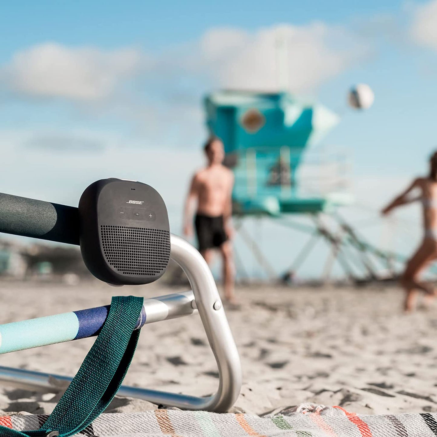 (Pre-Owned, Very Good) Bose SoundLink Micro, Portable Outdoor Speaker, (Wireless Bluetooth Connectivity) (Black, Orange) (60 Days Warranty)