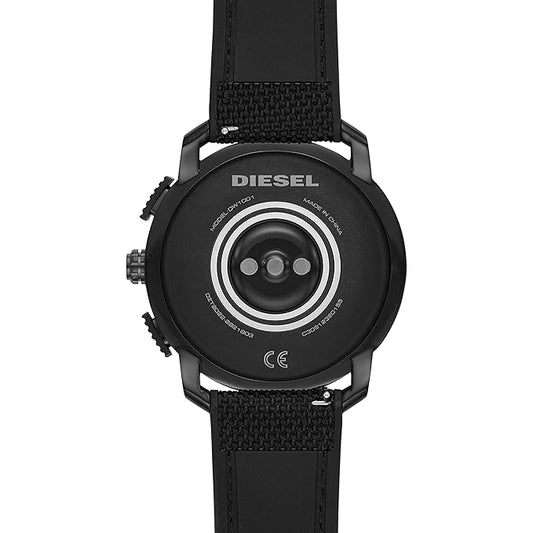 (Pre-Owned, Very Good) Diesel Axial Smartwatch With Google Wear OS Over Sized Dial Men's Watch (Black) (90 Days Warranty) (With New Silicone Strap)