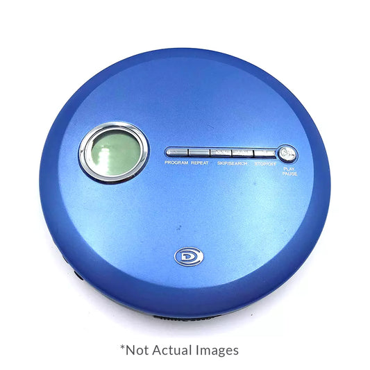 (Pre-Owned, Good) Durabrand CD-857, Portable CD Player, Anti-Skip Protection (Blue) + Sony In-Ear Earphones (60 Days Warranty)