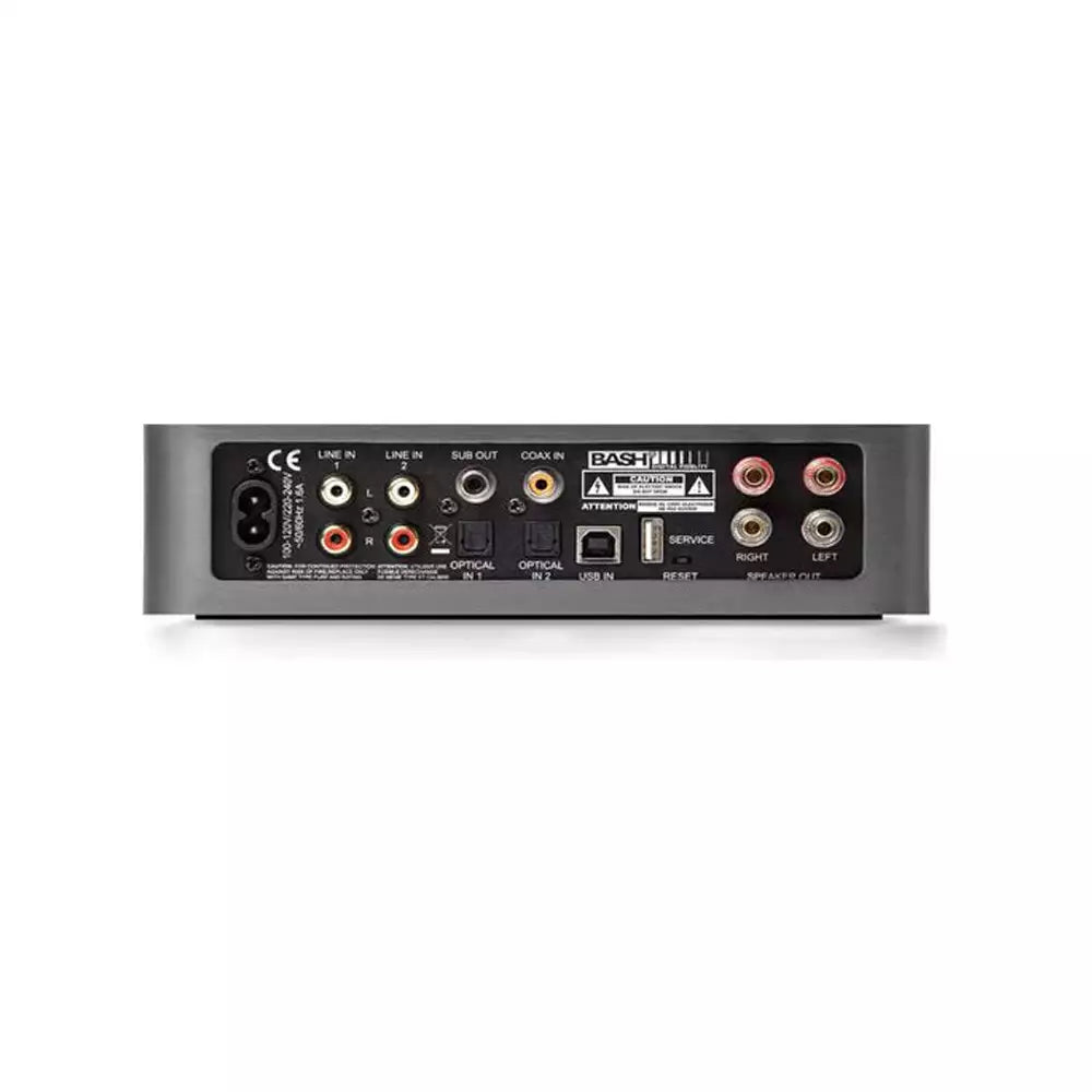 (Open Box Condition) ELAC EA101EQ-G Element Series Integrated Stereo Amplifier With Bluetooth Connectivity (Gray) (90 Days Warranty)