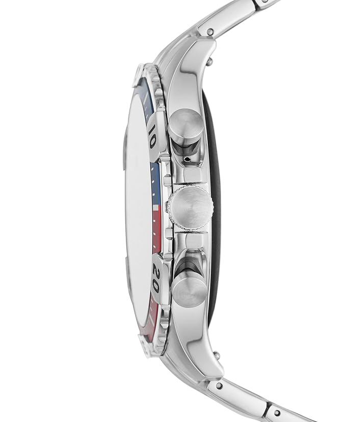 (Pre-Owned, Excellent) Fossil Gen 5 Garrett Smartwatch With Call Support (Blue and Red) (90 Days Warranty)