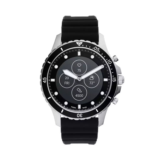 (Open Box Condition) Fossil Hybrid Smartwatch With Analogue + E Ink Display (With Notifications, HR Monitor, Step Tracker) (120 Days Warranty)