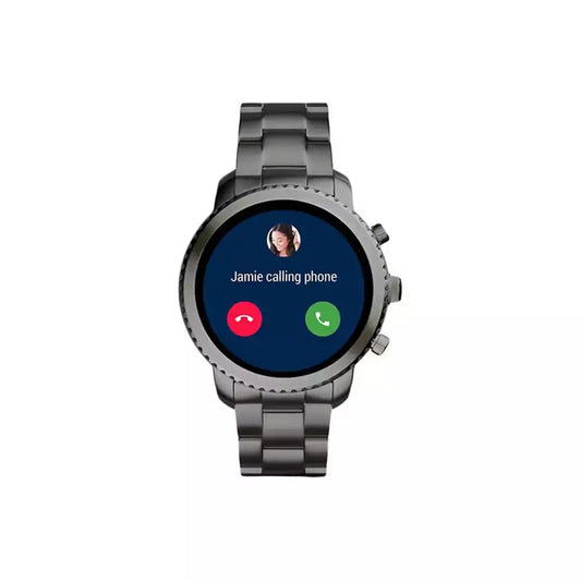 (Pre-Owned, Very Good) Fossil Q Explorist Generation 3 With Stainless Steel Bracelet (Gray) (60 Days Warranty)