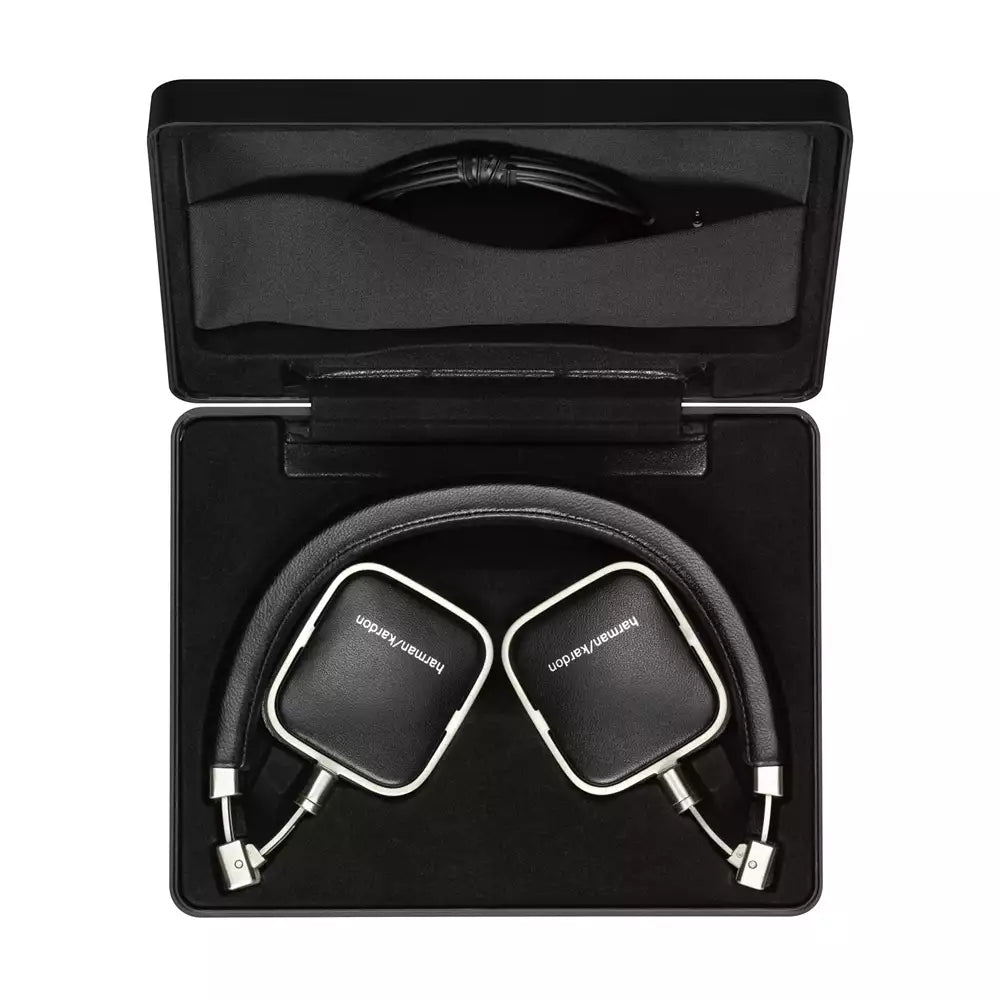 (Open Box Condition) Harman Kardon SOHO Premium Wired Headphones With Case (Black) (60 Days Warranty)