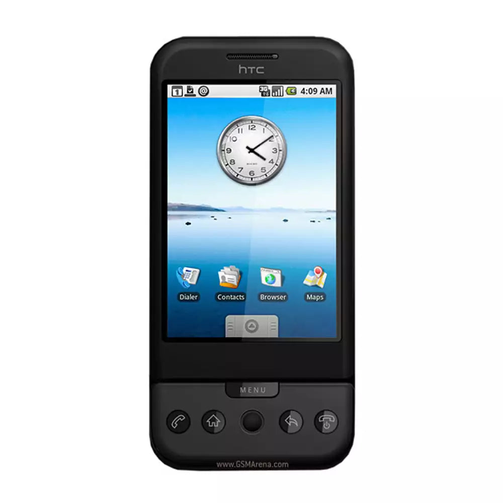 (Pre-Owned, Very Good) HTC Dream (T-Mobile Google G1) (Gray) (First Android Phone!) (With Cyanogen OS) (60 Days Warranty)