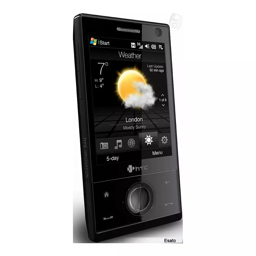 (Pre-Owned, Very Good) HTC Touch Diamond Windows Mobile Smartphone With 4GB Internal Storage (Black) (Indian SIM Not Functional) (60 Days Warranty)