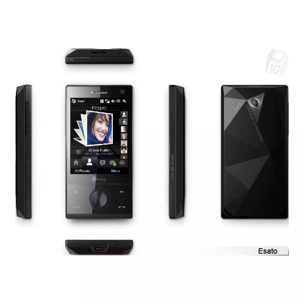 (Pre-Owned, Very Good) HTC Touch Diamond Windows Mobile Smartphone With 4GB Internal Storage (Black) (Indian SIM Not Functional) (60 Days Warranty)