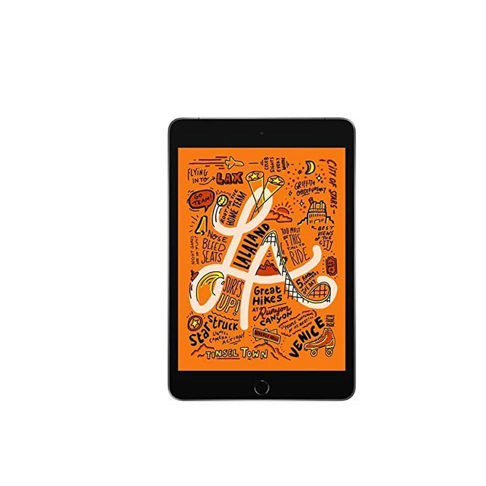 APPLE iPad Mini 5th Generation 64 GB ROM 7.9 inch with Wi-Fi+4G with Spigen Leather Case and Spigen Tempered Screen Protector (Space Grey)