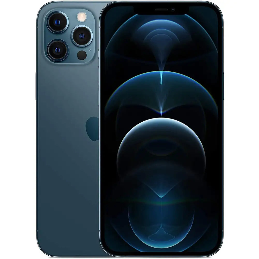 (Pre-Owned, Good) Apple iPhone 12 Pro Max, 128GB (Pacific Blue, Gold, Silver) (60 Days Warranty)