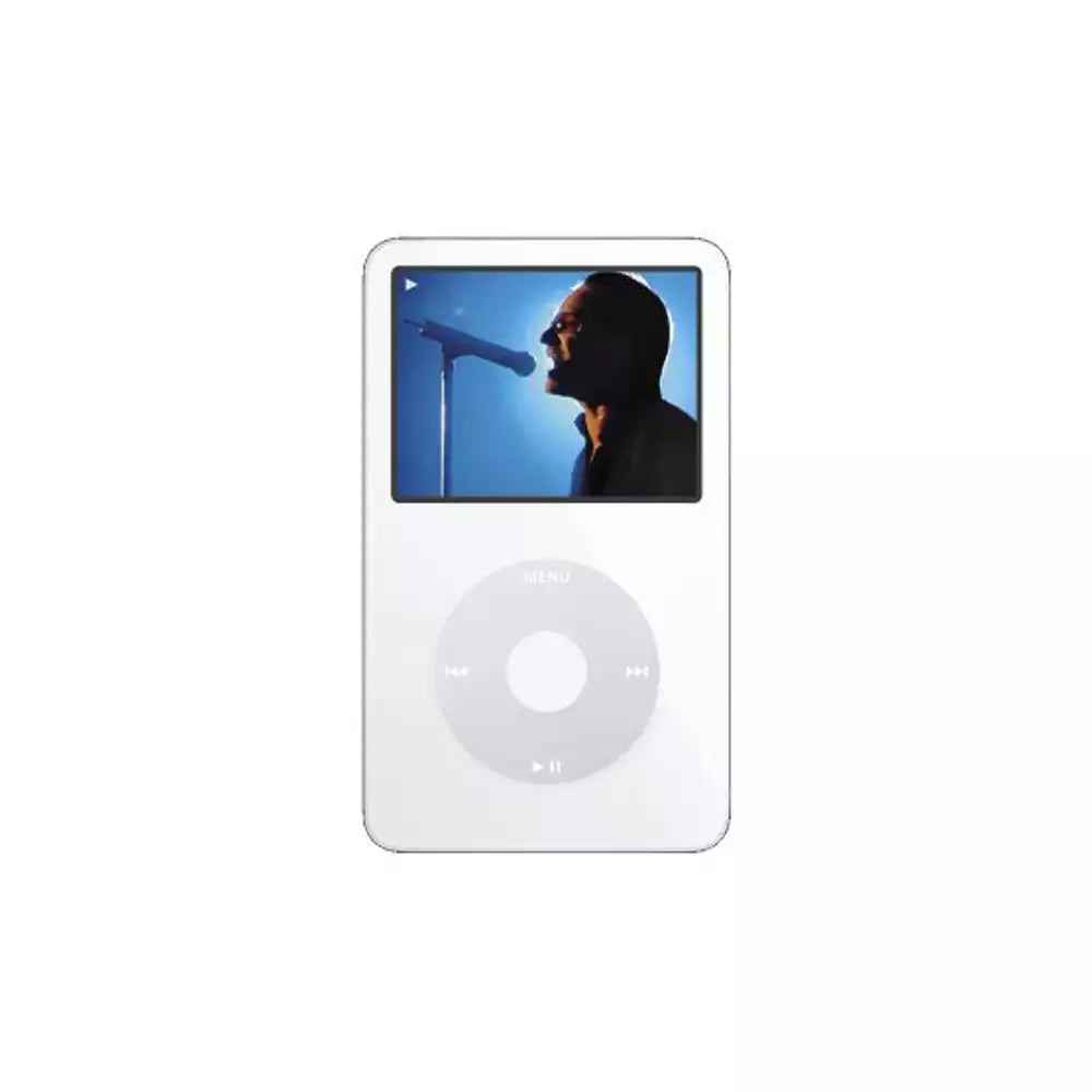 (Pre-Owned, Fair) Apple iPod Classic 5th Generation 30GB, With Upto 7500 Songs (White, Black) (Has Scratches, Scuffs and Signs of Age) (45 Days Warranty)