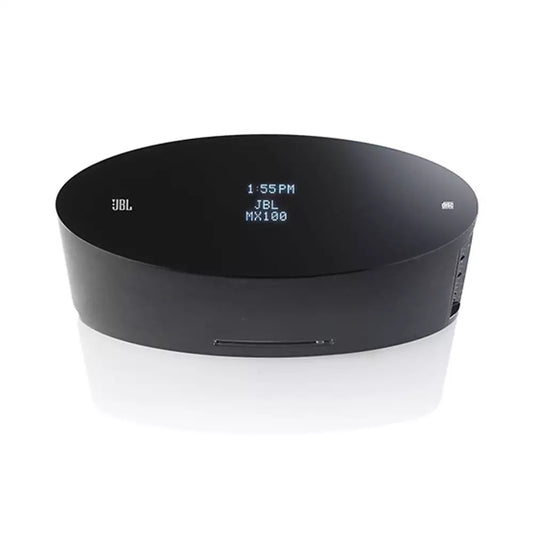 (Pre-Owned, Very Good) JBL MX 100 Music System With iPod Dock and 30 Pin Bluetooth Adapter (Black) (90 Days Warranty) (Disc not functional)