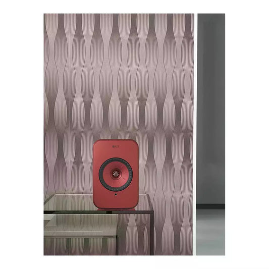 (Pre-Owned, Good) KEF LSX (Gen 1) Wireless Bookshelf Speakers (Pair) With AirPlay, Bluetooth, Optical, AUX Connectivity (Red) (90 Days Warranty)